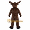 Dark Brown Elk Mascot Costume for Adult