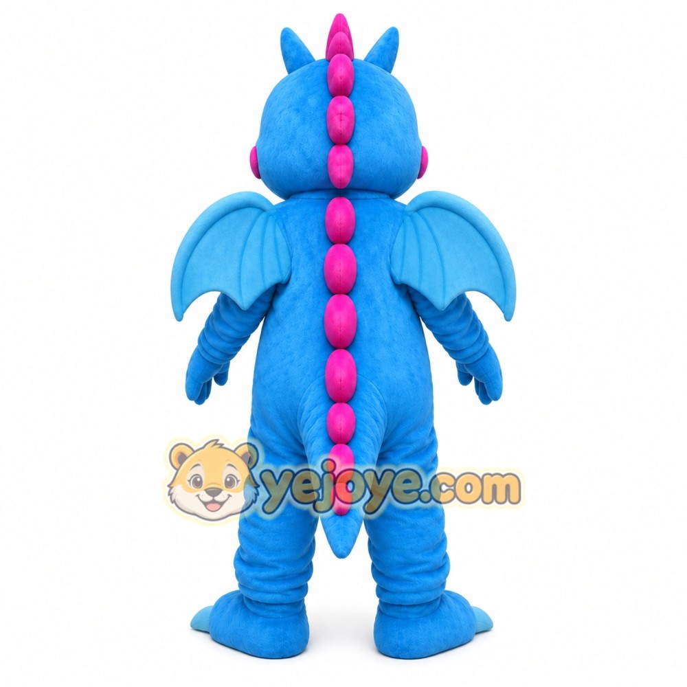 Deluxe Blue Dragon Mascot Costume Deluxe Blue Dragon Mascot Costume