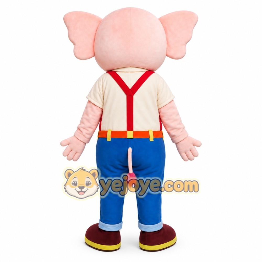 Deluxe Pink Elephant Mascot Costume Deluxe Pink Elephant Mascot Costume