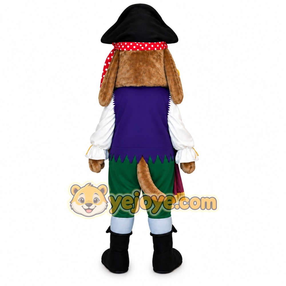 Deluxe Pirate Dog Mascot Costume Deluxe Pirate Dog Mascot Costume