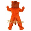 Deluxe Red Power Lion Mascot Costume