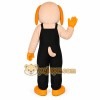 Dog Black Boy Adult Cartoon Mascot Costume Dog Black Boy Adult Cartoon Mascot Costume
