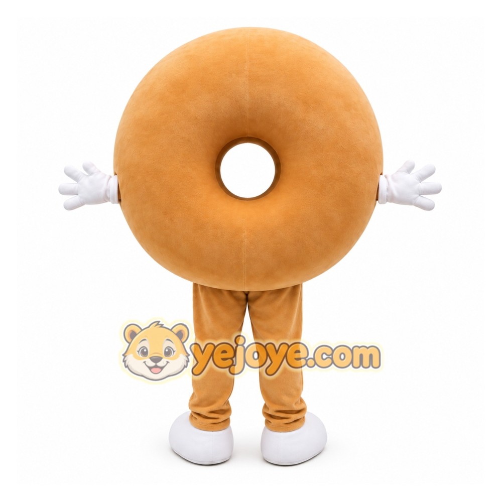 Donut Mascot Costume Pancake Food Donut Mascot Costume Pancake Food