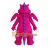 Pink and Purple Dragon Mascot Costume Pink and Purple Dragon Mascot Costume