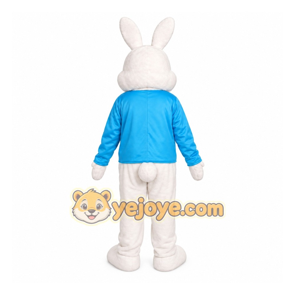 Easter Bunny Deluxe Rabbit Mascot Costume Easter Bunny Deluxe Rabbit Mascot Costume