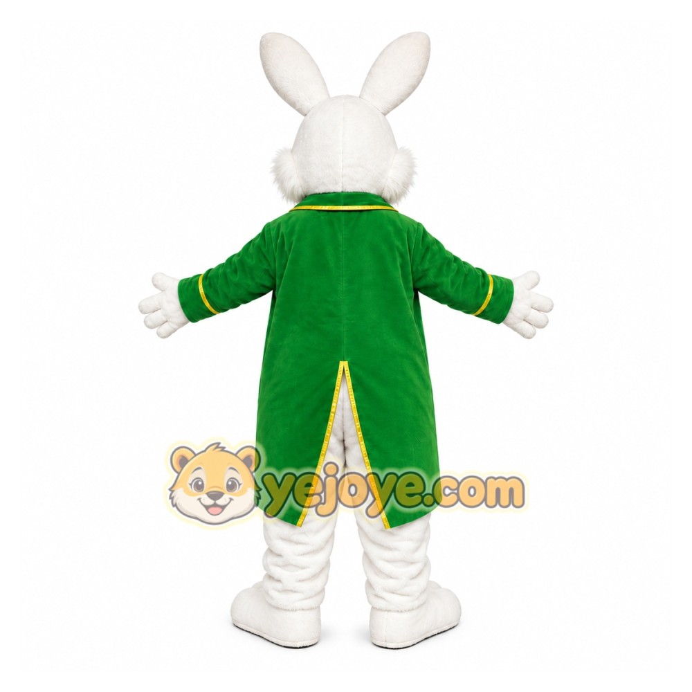 Easter Bunny Rabbit Mascot Costume With Coat Easter Bunny Rabbit Mascot Costume With Coat