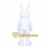 Easter Bunny White Whit Carrot Mascot Costume