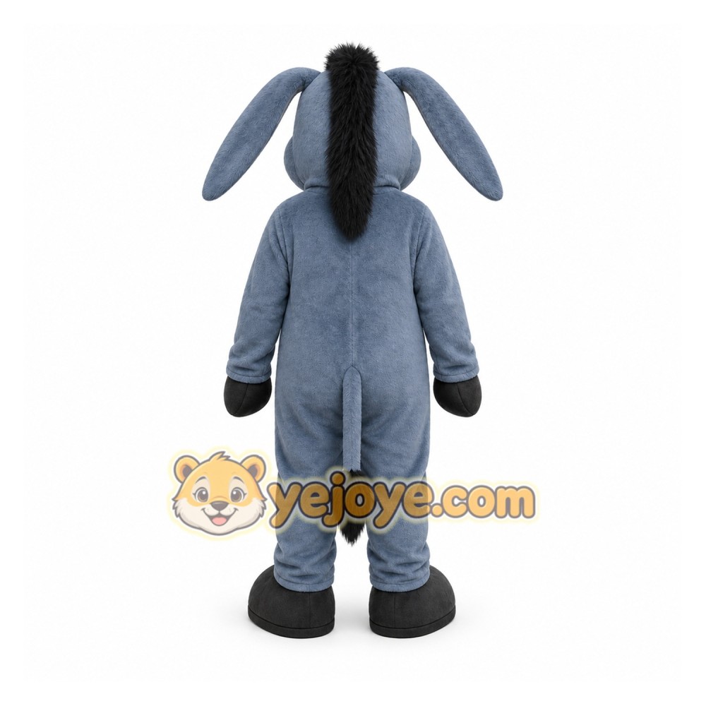 Eeyore Donkey Cartoon Mascot Costume Eeyore Donkey Cartoon Mascot Costume