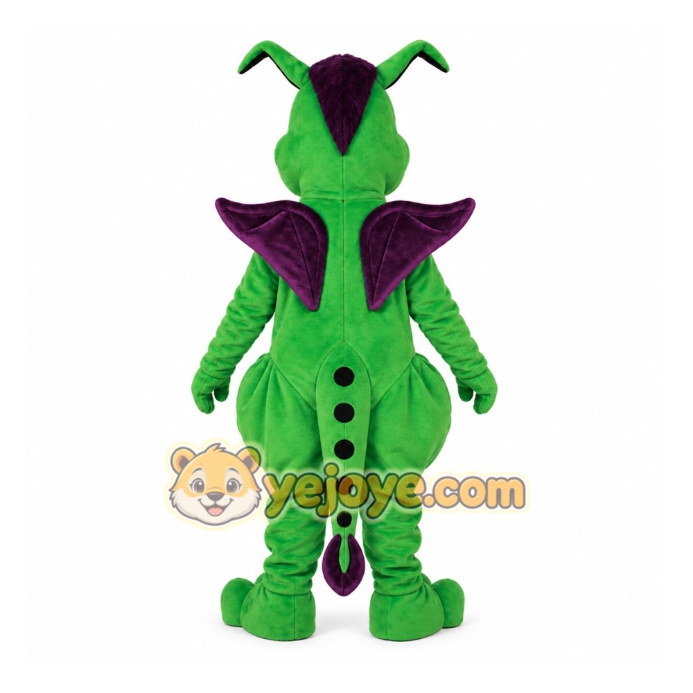 Fang The Dragon Mascot Costume Fang The Dragon Mascot Costume