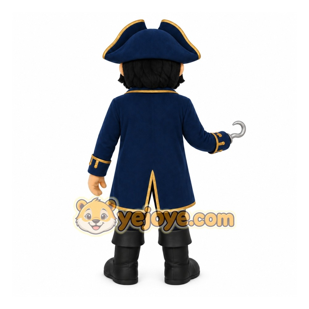Pirate Captain Mascot Costume Pirate Captain Mascot Costume