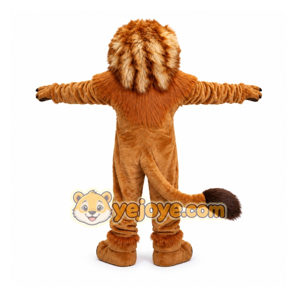 Fire Lion Mascot Costume