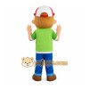 Fireman Builders Boy Mascot Costume Fireman Builders Boy Mascot Costume