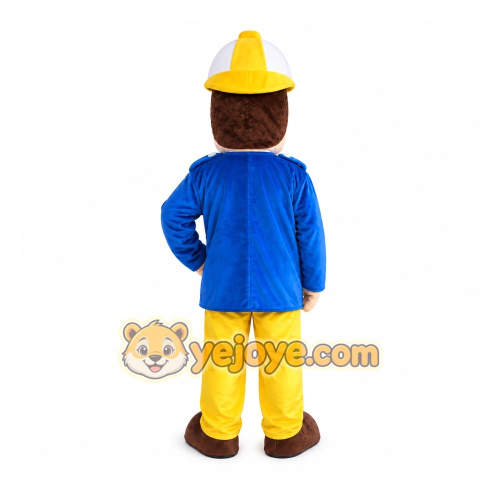 Fireman Sam Mascot Costume Fireman Sam Mascot Costume