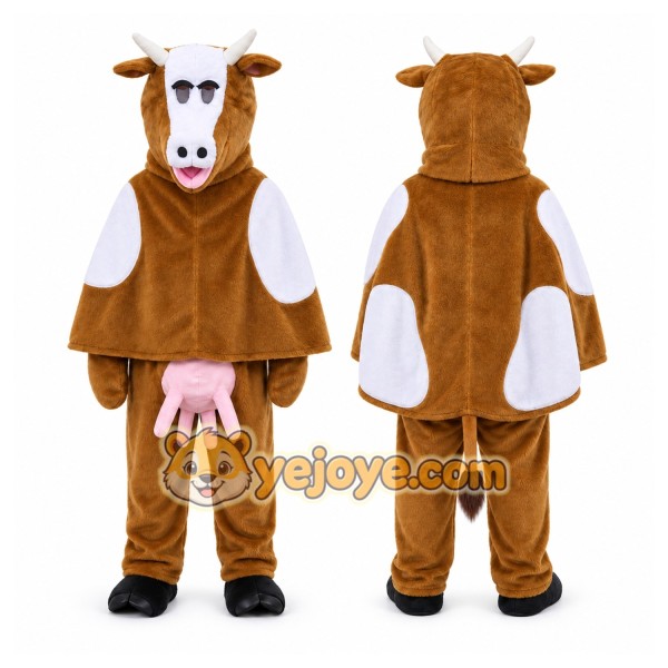 2 Person Cow Mascot Costume