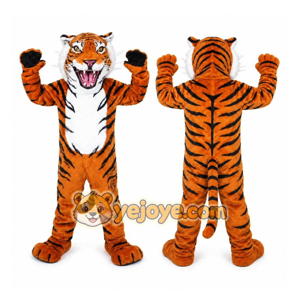 Adult Bengal Tiger Mascot Costume Adult Bengal Tiger Mascot Costume