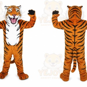 Adult Bengal Tiger Mascot Costume