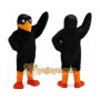 Adult Black Bird Eagle Cartoon Mascot Costume