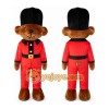 Adult Black Hat Bear Mascot Costume Adult Black Hat Bear Mascot Costume