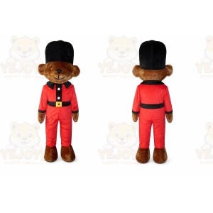 Adult Black Hat Bear Mascot Costume