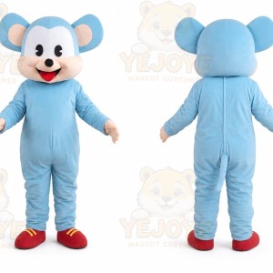 Adult Blue Monkey Adult Mascot Costume