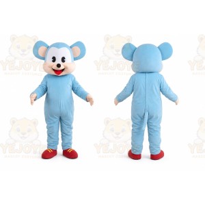 Adult Blue Monkey Adult Mascot Costume