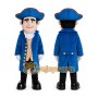 Adult Blue Soldier Mascot Costume