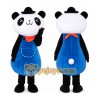 Adult Cartoon Character Blue Panda Mascot Costume Adult Cartoon Character Blue Panda Mascot Costume