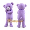 Adult Cartoon Purple Bear Mascot Costume Adult Cartoon Purple Bear Mascot Costume
