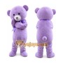 Adult Cartoon Purple Bear Mascot Costume
