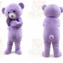 Adult Cartoon Purple Bear Mascot Costume
