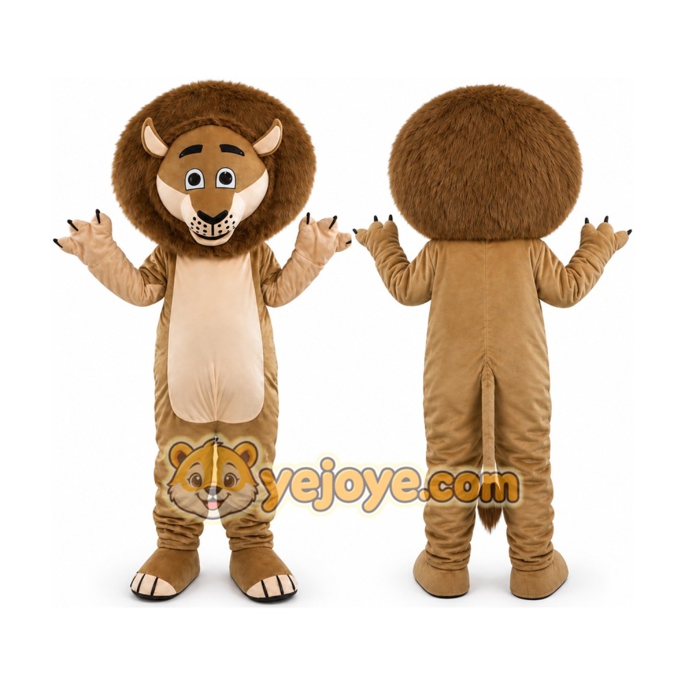 Adult Character Lion Maascot Costume