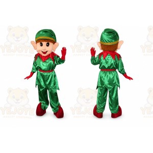 Adult Christmas Elf Mascot Costume