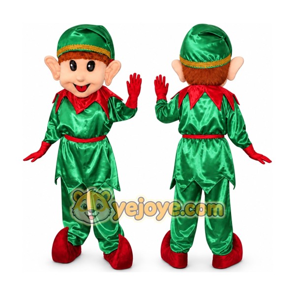Adult Christmas Elf Mascot Costume