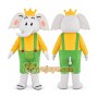 Adult Elephant Mascot Costume