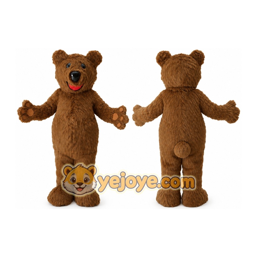 Adult Funny Smile Bear Mascot Costume Adult Funny Smile Bear Mascot Costume