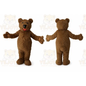 Adult Funny Smile Bear Mascot Costume