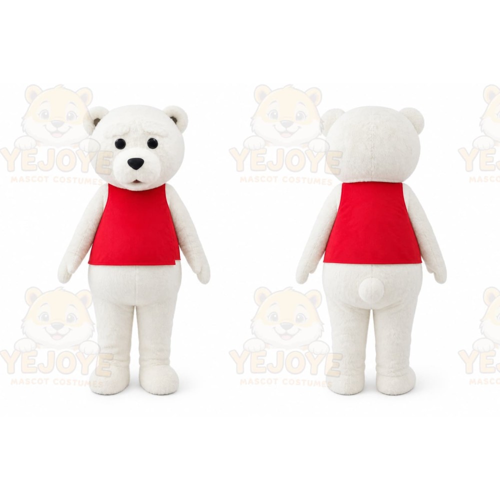 Adult Fur Teddy Bear Mascot Costume