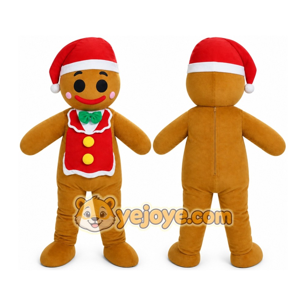 adult gingerbread man mascot costume adult gingerbread man mascot costume