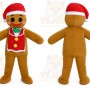 adult gingerbread man mascot costume