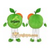 Adult Green Apple Fruit Mascot Costume Adult Green Apple Fruit Mascot Costume