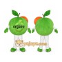 Adult Green Apple Fruit Mascot Costume