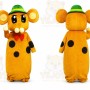 Adult Green Hat Mouse Mascot Costume