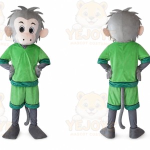 Adult Green Suit Monkey Mascot Costume