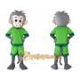 Adult Green Suit Monkey Mascot Costume