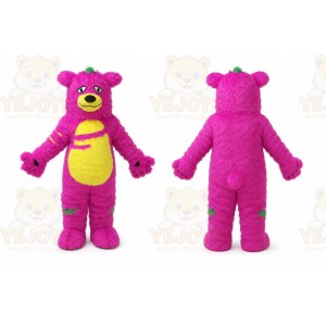Adult Halloween Purple Monster Mascot Costume