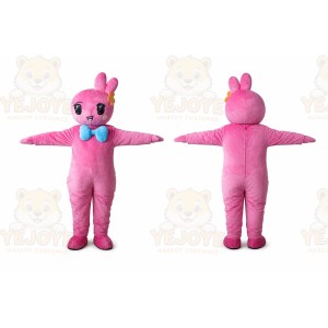 Adult Pink Easter Bunny Bug Rabbit Mascot Costume