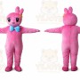 Adult Pink Easter Bunny Bug Rabbit Mascot Costume