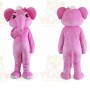 Adult Pink Elephant Mascot Costume Carnival Festival