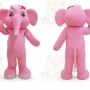 Adult Pink Elephant Mascot Costume
