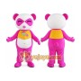 Adult Pink Panda Mascot Costume